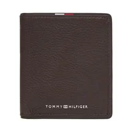 Portfele - Duży Portfel Męski Tommy Hilfiger Th Corp Trifold AM0AM13742 Brązowy - miniaturka - grafika 1