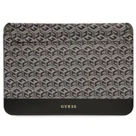 Torby na laptopy - Guess Sleeve GUCS14HGCFSEK 14" czarny /black GCube Stripes - miniaturka - grafika 1