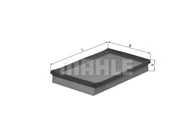 Filtry powietrza - Filtr powietrza Mahle LX 1633 - miniaturka - grafika 1
