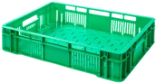 Pojemniki i kosze gastronomiczne - Skrzynka plastikowa na owoce i warzywa G-130 600x400x130 - miniaturka - grafika 1