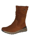 Kozaki damskie - CAPRICE Buty damskie Boot Flat 9-25412-43 półdługie kozaki, Nut Suede, 40 EU Weit - miniaturka - grafika 1