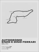 Plakaty - Red bull ring, Imola, gray - plakat Wymiar do wyboru: 42x59,4 cm - miniaturka - grafika 1