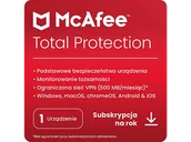 Programy antywirusowe - Kod aktywacyjny MCAFEE Program Total Protection (1 urządzenie, 1 rok) - miniaturka - grafika 1