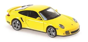 Porsche 911 Turbo 2009 Yellow 1:43 Minichamps - Samochody i pojazdy dla dzieci - miniaturka - grafika 1