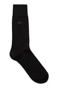 BOSS George RS Dots MC skarpety średniej wysokości z merceryzowanej mieszanki bawełny, New - Black1, 45-46 EU - Skarpetki męskie - miniaturka - grafika 1