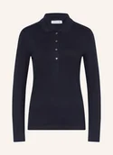 Koszulki i topy damskie - Lacoste Koszulka Polo Z Piki blau - LACOSTE - miniaturka - grafika 1