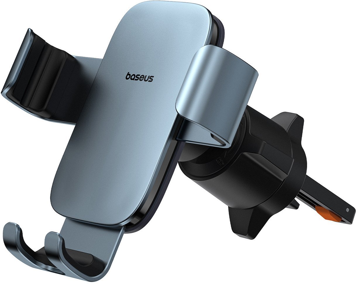 Baseus Uchwyt samochodowy grawitacyjny do telefonu na kratkę nawiewu - szary Uchwyt samochodowy grawitacyjny do telefonu na kratkę nawiewu - szary