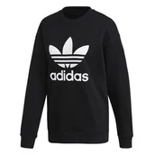 Bluzy damskie - Bluza damska Adidas Originals Trefoil czarna - FM3272 - 34 - miniaturka - grafika 1