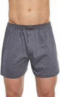 Majtki męskie - Bokserki męskie Cornette Comfort 008/242 szare 3-5XL - miniaturka - grafika 1