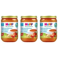 Dania dla dzieci - Hipp Zupka pomidorowa z kluseczkami i kurczakiem po 7. miesiącu zestaw 3 x 190 g Bio - miniaturka - grafika 1