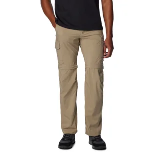 Męskie Spodnie COLUMBIA SILVER RIDGE UTILITY CONVERTIBLE PANT 2012962221 – Beżowy - Odzież trekkingowa męska - miniaturka - grafika 1