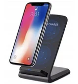 Ładowarki do telefonów - Szybka Ładowarka Indukcyjna Bezprzewodowa Stojak - miniaturka - grafika 1