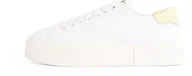Koszulki i topy damskie - TOMMY JEANS Damskie tenisówki TJW FLATFORM Canvas Low Top, BIAŁY (Ecru), 40 UK, Biały Ecru, 7 - miniaturka - grafika 1