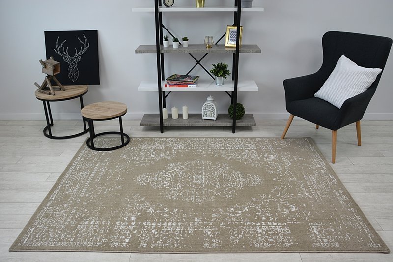 Dywan SENSE Micro 81261 Vintage beż/biały beżowy 80x150 cm