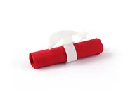 Dekoracja stołu - Serwetnik ze wzorem świątecznym - Gwiazda Betlejemska - 21 cm - 1 szt. - miniaturka - grafika 1