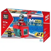 Klocki - Klocki Blocki Straż pożarna 2w1 82 elementów Klocki Blocki - miniaturka - grafika 1