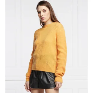 Patrizia Pepe Wełniany sweter | Regular Fit - Swetry damskie - miniaturka - grafika 1
