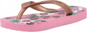 Klapki i japonki damskie - Havaianas Japonki Dziewczęce Różowe Klapki Na Lato 31-32 Żij - miniaturka - grafika 1