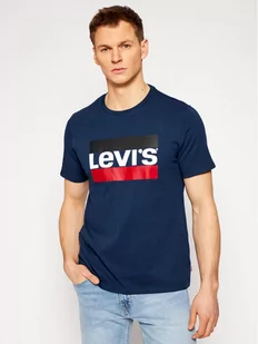 Levi's T-Shirt Sportswear Graphic Tee 39636-0003 Granatowy Regular Fit - Koszulki męskie - miniaturka - grafika 1