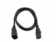 Akcesoria do nagłośnienia - OMNITRONIC IEC Przedłużacz 3x0.75 1.5m bk 30235107 - miniaturka - grafika 1