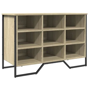 vidaXL Stojak na buty dąb sonoma 90x38x61,5 cm materiał drewnopochodny - Szafki na buty - miniaturka - grafika 1
