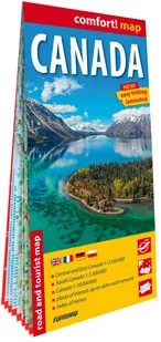 Kanada. laminowana mapa samochodowo-turystyczna 1 : 2 500 000 - Mapy i plansze edukacyjne - miniaturka - grafika 1