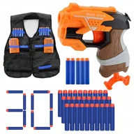 Zabawki militarne - Wyrzutnia Blaze Storm ZMI.ZC7114 + 30 strzałek + kamizelka - miniaturka - grafika 1