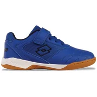 Buty dla dziewczynek - LOTTO Whizzer K Sneaker buty dziecięce, uniseks, Blue Black, 39 EU - miniaturka - grafika 1