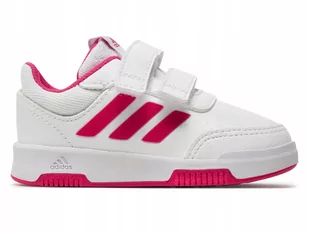 Buty dziecięce ADIDAS TENSAUR GW6468 sportowe na rzepy biało różowe 23,5 - Buty dla dziewczynek - miniaturka - grafika 1