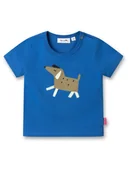 Kaftaniki dla niemowląt - Sanetta Kidswear Koszulka w kolorze niebieskim - miniaturka - grafika 1