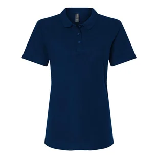Damska Koszulka Polo Pique Soft Touch - Koszulki sportowe damskie - miniaturka - grafika 1