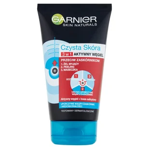 Garnier - Żel do twarzy czysta skóra węgiel - Żele do mycia twarzy - miniaturka - grafika 1