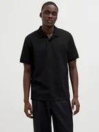 Koszulki męskie - Jack & Jones Koszulka polo w kolorze czarnym - miniaturka - grafika 1
