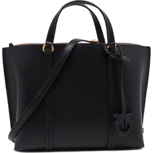 Pinko Skórzana shopperka CARRIE - Torebki damskie - miniaturka - grafika 1