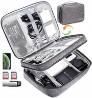 Akcesoria podróżnicze - Organizer torba podróżna na kable ładowarki ETUI - miniaturka - grafika 1