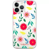 Etui i futerały do telefonów - Etui Babaco dedykowane do Iphone 6/6S, wzór: Kwiaty 010 Etui częściowo przeźroczyste, oryginalne i oficjalnie licencjonowane - miniaturka - grafika 1