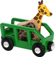Pociągi dla dzieci - Brio Żyrafa w wagonie - miniaturka - grafika 1