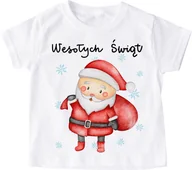 Koszulki dla dziewczynek - Koszulka dla dziecka świąteczna mikolajki30 - miniaturka - grafika 1