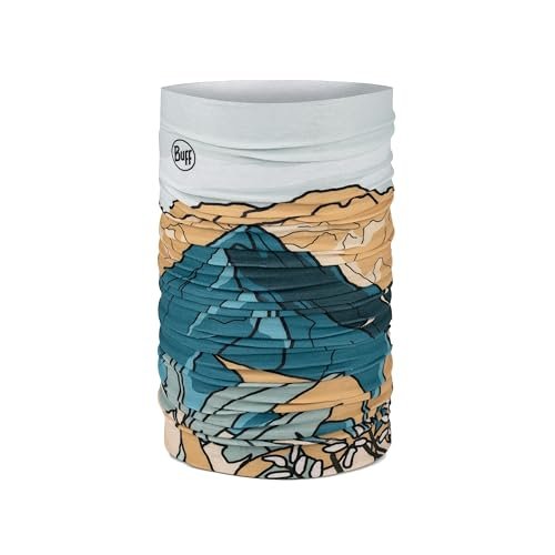 BUFF Komin Coolnet UV Elastyczna, Ochrona UPF50, Lekka, Elastyczna, Materiał Z Recyklingu, Sport, Lato One Size Niebieski