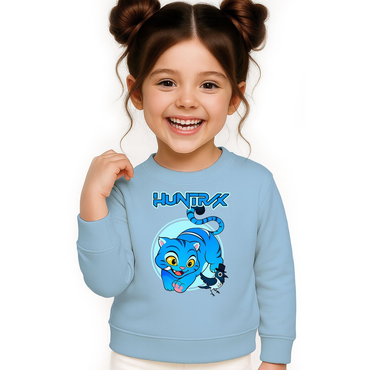 BLUZA DZIECIĘCA DERPY KOT DEMON HUNTERS HUNTRIX 134-140 BAWEŁNIANA JAKOŚĆ