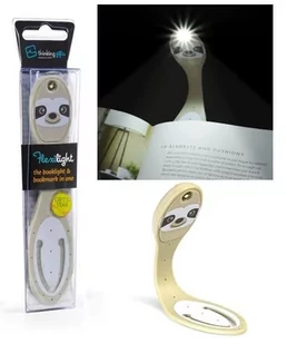 Flexilight Sloth - Lampka do książki - Leniwiec - Thinking Gifts - Pomoce naukowe - miniaturka - grafika 1