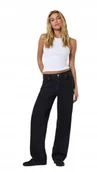 Spodnie damskie - NOISY MAY CZARNE JEANSY MOM JEANS Z PRZETARCIAMI WYSOKI STAN 28/32 XQA - miniaturka - grafika 1