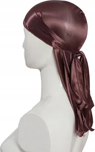 BANDANA PIRACKA DURAG CHUSTA NA GŁOWĘ BRĄZOWA OPASKA PRZEBRANIE GŁOWY - Dodatki do strojów karnawałowych - miniaturka - grafika 1
