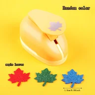 Rękodzieło - TEMU 1pc Craft Paper Puncher with Floral, Leaf, Star, Heart Shapes - Manual Hole Punch for Scrapbooking, Card Making, Classroom, Journaling - - miniaturka - grafika 1