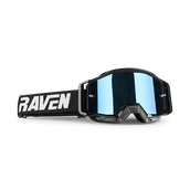 Gogle i okulary motocyklowe - Gogle Cross Raven Sniper Crew Przyciemniane Czarny - miniaturka - grafika 1