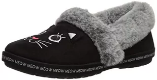 Skechers BOBS Damskie kapcie Too Cozy-Meow, czarne, Czarny, 37 EU - Kapcie damskie - miniaturka - grafika 1