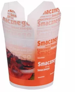 FOOD BOX jednorazowy z nadrukiem 500 ml, 50 sztuk - Opakowania gastronomiczne - miniaturka - grafika 1