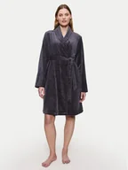 Szlafroki damskie - Triumph Szlafrok Robes Fleece Robe 01 10216526 Szary - miniaturka - grafika 1