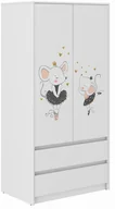 Szafy i szafki dla dzieci - Szafa dziecięca B-9 Myszka Safarii - miniaturka - grafika 1