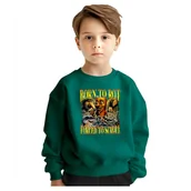 Bluzy dla dziewczynek - BLUZA DZIECIĘCA BRAINROT BORN TO ROT 122-128 DLA CHŁOPCA DZIEWCZYNKI - miniaturka - grafika 1